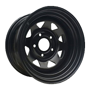 Диск 7x15 5x139.7 ET25 D98 4x4sport Штамп НИВА Черный