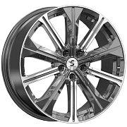 Диск Литой 7x19 PCD 5x112 ET43 D57.1 Premium Series КР013 Diamond Gloss Graphite