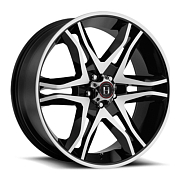 Диск 8.5x20 5x150 ET45 D110.3 Harp Y-893 gloss-black-machined