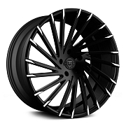 Диск 9x22 6x139.7 D78.1 Lexani Wraith Black/Machined TIP
