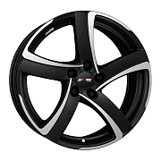 Диск 6x16 4x98 ET40 D58.1 ALUTEC Shark Racing Black Front Polished