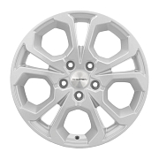 Диск 6.5x17 5x114.3 ET50 D66.1 Khomen Wheels V-Spoke 711 F-Silver