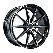 Диск Литой 8x18 PCD 5x120 ET30 D72.6 Inch FA8533 Gloss Black Machined Face