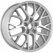 Диск Литой 7x18 PCD 5x114.3 ET37 D66.6 Khomen Wheels KHW1818 F-Silver-FP