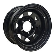 Диск 7x16 5x139.7 ET15 D110 BZK УАЗ Черный
