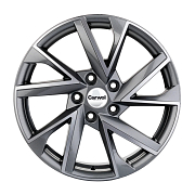 Диск 7x17 5x112 ET49 D66.6 Khomen Wheels V-Spoke 714 F-Silver-FP