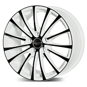 Диск 7x17 5x114.3 ET39 D60.1 Proma Цунами Черно-Белый