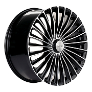Диск 9.5x20 5x112 ET38 D66.6 Khomen Wheels KHW2008 (C/E/S) Black-FP
