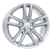 Диск 8x18 5x120 ET30 D72.6 Rial X10 Polar Silver