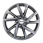 Диск 7x17 5x112 ET49 D57.1 Khomen Wheels V-Spoke 714 Gray-FP