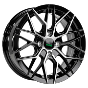 Диск Литой 6x14 PCD 5x100 ET35 D57.1 Megami MGM-27 BKF