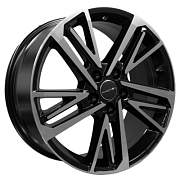 Диск Литой 8x18 PCD 5x114.3 ET45 D67.1 Khomen Wheels KHW1815 Black-FP