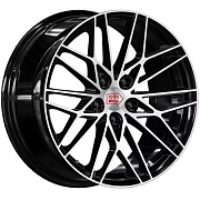 Диск 8x19 5x114.3 ET45 D67.1 Mille Miglia MM1015 Gloss Black Polished