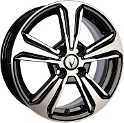 Диск Литой 6x15 PCD 4x100 ET46 D54.1 Вектор K111 Сильвер S
