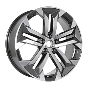 Диск Литой 7.5x19 PCD 5x114.3 ET51 D67.1 Premium Series КР015 Diamond Gloss Graphite