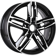 Диск Литой 6x16 PCD 5x108 ET45 D67.1 K&K КС731М Almaz_black