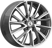 Диск Литой 7.5x18 PCD 5x114.3 ET40 D66.1 Premium Series КР010 Diamond Gloss Graphite