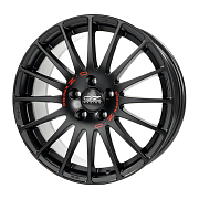 Диск 8x17 5x120 ET40 D72.6 OZ Racing Superturismo GT Matt Black + Red Lettering