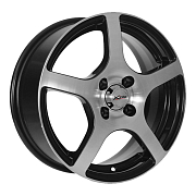 Диск 6x15 4x114.3 ET44 D67.1 X-trike X-118 BK/FP