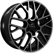 Диск Литой 7x18 PCD 5x112 ET43 D57.1 Khomen Wheels KHW1818 BKL