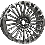 Диск Литой 9.5x21 PCD 5x120 ET45.5 D62.5 RST R2101FF Антрацитовый с полированной лицевой поверхностью