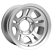 Диск 8x15 5x139.7 ET25 D110 КРАМЗ ЛИДЕР Серебристый
