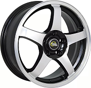 Диск Литой 5.5x14 PCD 4x98 ET35 D58.6 CrossStreet СR-14 (A1041) BKPL