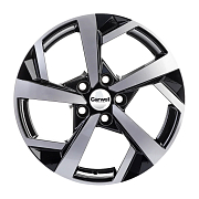 Диск 7x17 5x114.3 ET45 D67.1 Khomen Wheels Y-Spoke 712 Black-FP