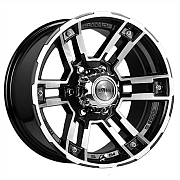 Диск 7x15 6x139.7 D110.5 Racing Wheels H-525 BK F/P