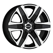 Диск 6.5x16 6x130 ET62 D84.1 MAK Stone6 W Black mirror