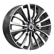 Диск Литой 6.5x17 PCD 5x114.3 ET40 D64.1 K&K КС905 алмаз чёрный