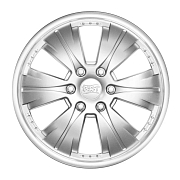 Колпаки R13 Lecar BST серый (КОМПЛЕКТ)