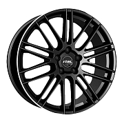 Диск 9.5x21 5x112 ET36 D66.5 Rial KiboX Diamant black front polished