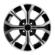 Диск 6x15 4x100 ET46 D54.1 K&K КС945 алмаз чёрный