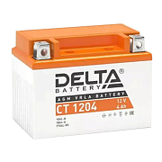 Аккумулятор Delta Battery AGM 4 А/ч R+ Обратная полярность EN50A 114x70x87 Болтовое мото