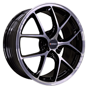 Диск Литой 7x17 PCD 5x108 ET36 D65 Inch FA8538 Gloss Black Machined Face