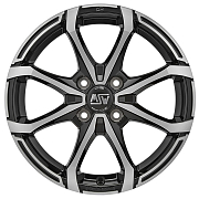 Диск 5.5x15 4x100 ET32 D60.1 MSW X4 Black Full Polish