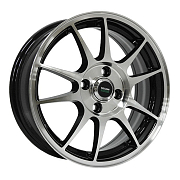 Диск 6x15 4x100 ET36 D60.1 Megami MGM-5 bkf