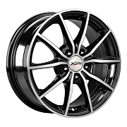 Диск 6.5x15 5x114.3 ET45 D67.1 X-trike X-111 BK/FP