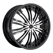 Диск 7.5x18 5x114.3 ET40 D72.6 Harp Y-01 glossy-black__machined-face__glossy-black-lip