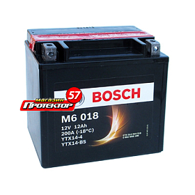 Аккумулятор Bosch M6 Agm 12 А/ч L+ прямая EN200A 150x87x145 Болтовые мото