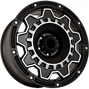 Диск Литой 9x17 PCD 6x139.7 ET-15 D110.1 Sakura Wheels DA2872 B14-R/M7