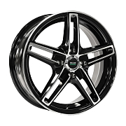 Диск Литой 6x15 PCD 4x100 ET40 D67.1 Megami MGM-17 BKF