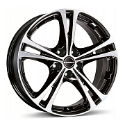 Диск 8x18 5x112 ET35 D72.5 BORBET XL черный полированный