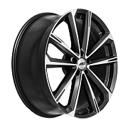 Диск 8.5x21 5x112 ET30 D66.6 AEZ Aruba dark HBFP