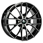 Диск Литой 6.5x15 PCD 4x114.3 ET40 D67.1 Megami MGM-28 BKF
