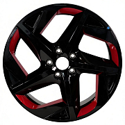 Диск 7x18 5x108 ET33 D60.1 Китай Chery/Exeed Black/Red