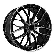 Диск Литой 8.5x19 PCD 5x120 ET35 D72.6 Hengde 725 Gloss Black