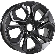 Диск 6.5x16 5x108 ET45 D63.4 KDW KD1620 Matt Black Painted