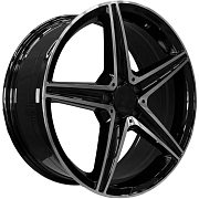 Диск Литой 8.5x18 PCD 5x112 ET40 D66.6 PDW 5261 Gloss Black Machine Face